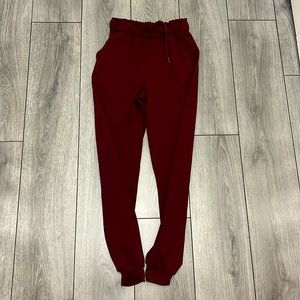 Lululemon Stretch High-rise Jogger Full Length (Red Merlot)